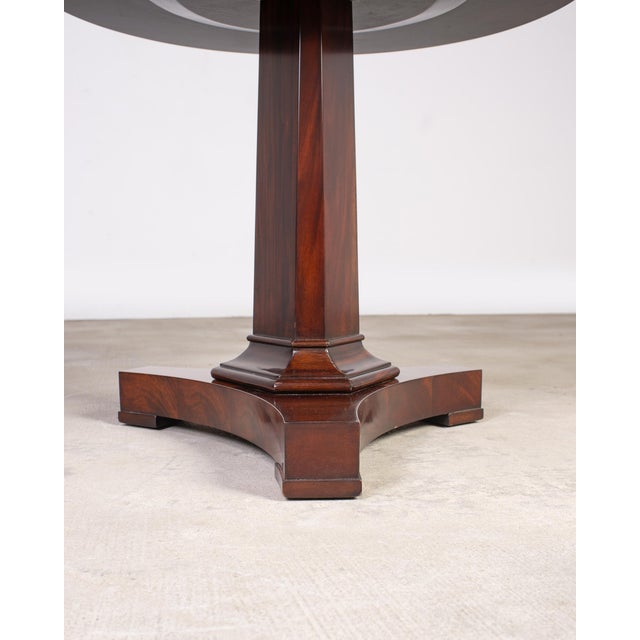 Ralph Lauren Mahogany Bryce Pedestal Center Table For Sale - Image 11 of 17