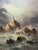 Sarah Louisa Kilpack (1839–1909) | La Corbière Lighthouse, Jersey | Dramatic Victorian Marine Oil on Board, c.1880 Subject...