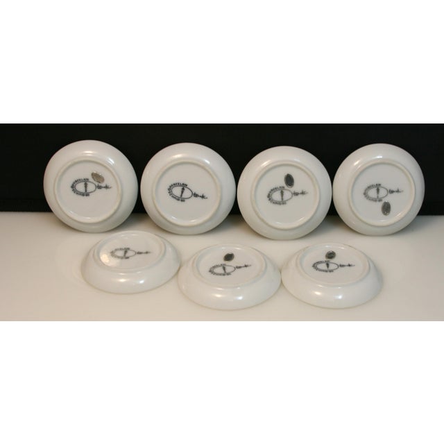 Mid Century Modern LaGardo Tackett White Porcelain Espresso Demitasse Cups & Saucers- 14 Piece Set For Sale - Image 11 of 11