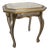 Wooden Coffee Table with Glass Top For Sale