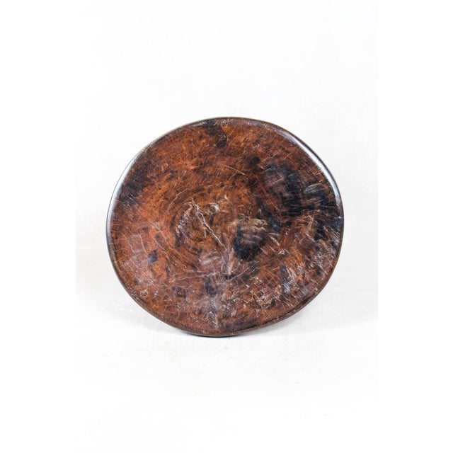 Hehe Iringa Stool in Wood For Sale - Image 4 of 5