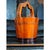Antique Water Barrel Bucket Japanese Wood Uchimizu Cachepot For Sale - Image 4 of 14