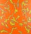 "Biomorph" Large Scale Orange Abstract by Michael Pauker For Sale