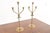 Roycroft Roycroft Arts & Crafts Brass Finished Hammered Copper Candelabras, Pair For Sale - Image 4 of 13