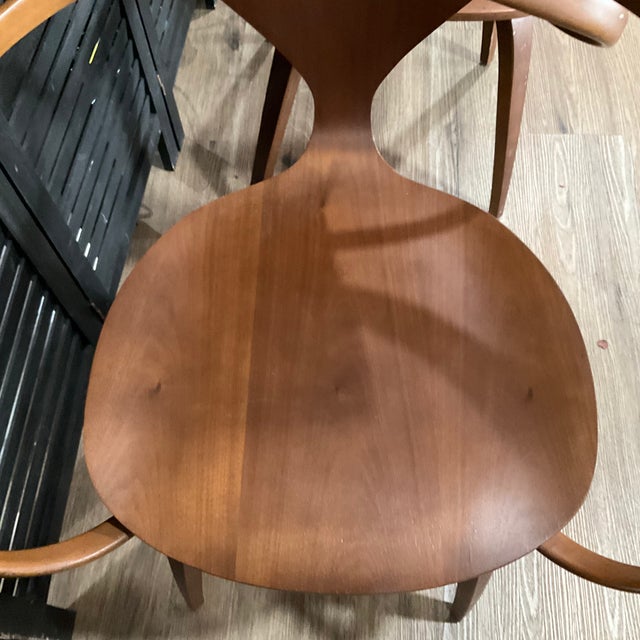 Wood Cherner Armchairs by Norman Cherner, Cherner Chair Company, 2005 (Pair) For Sale - Image 7 of 17