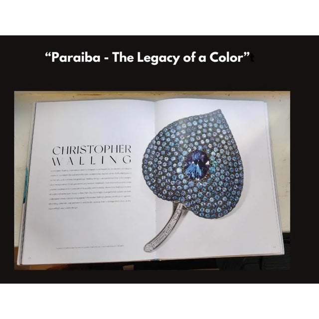 Spessartite and Diamond Brooch by Storied Park Avenue Jewelry Designer Christopher Walling For Sale - Image 9 of 9