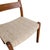 Beige Mid-Century Danish Teak Chairs from EMC Mobler, Set of 4 For Sale - Image 8 of 10