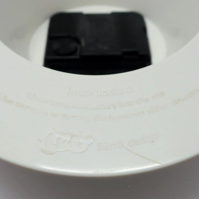 Postmodern Slantime Wall Clock by Semk Design Clock For Sale - Image 9 of 10