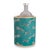 Transitional Scalamandre Maison by Port 68 Leaping Cheetah Teal Ice Bucket For Sale - Image 3 of 4