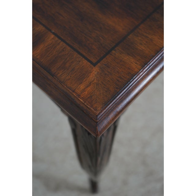 French Louis XV Style Walnut 1 Drawer Writing Desk Table For Sale - Image 11 of 17