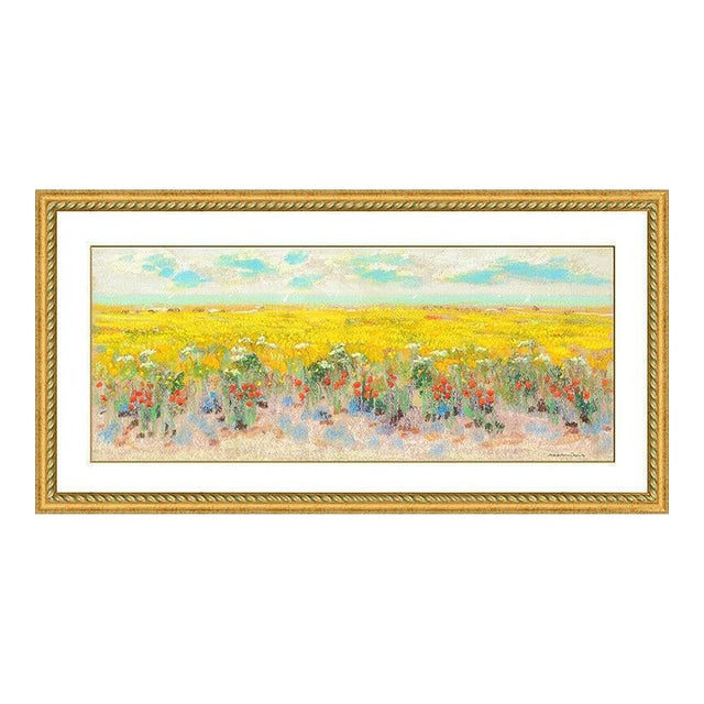 Mid 20th Century Flower Pasture, Natale Addamiano For Sale