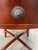 Bombay Company Mahogany Round Accent Table With Flip Out Drawers For Sale In New York - Image 6 of 8