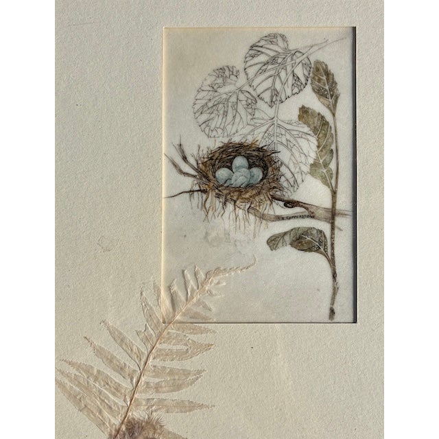 Vintage 1970s Mixed Media Painting "Whisper" by Jan Copperstone For Sale - Image 9 of 12