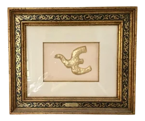 Georges Braque - Golden Dove - “L'Oiseau D’Or” a Gilded and Embossed Intaglio - 1960s