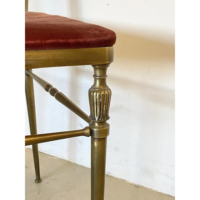 Vintage Brass Chair, 1950s For Sale - Image 12 of 13