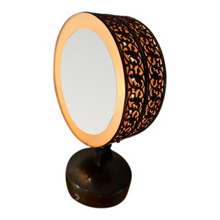 Vintage Mid-Century Hollywood Regency Casco "The Starlet" Lighted Vanity Mirror For Sale