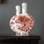 Porcelain Double Moon Flask Vase With Red Hand Painted Country Scene For Sale - Image 17 of 18