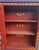 Hand Painted Mediterranean Medicine Cabinet / Wall Shelf / Brick Red Zouak For Sale - Image 4 of 6