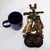 Antique White Antique Stag, Rabbit and Fowl Matchstick Holder For Sale - Image 8 of 10
