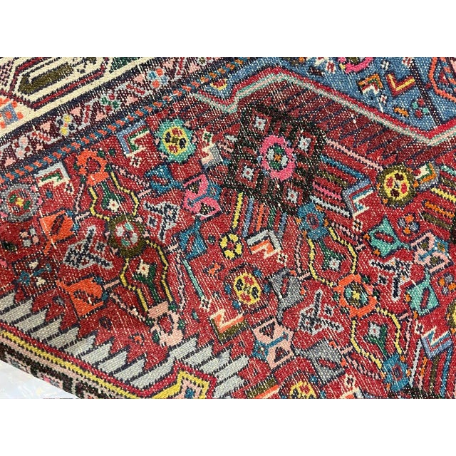 1970s Persian Hamadan , 2'9" X 4'1" For Sale - Image 4 of 5