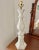 Ceramic Late 20th Century Tall White Ceramic Pillar Table Lamp For Sale - Image 7 of 7