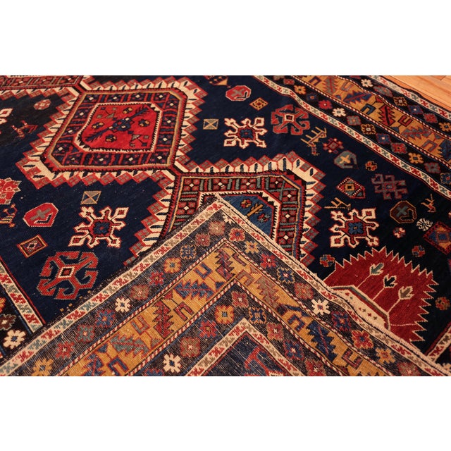 Nazmiyal Collection Antique 19th Century Caucasian Shirvan Rug For Sale - Image 10 of 10