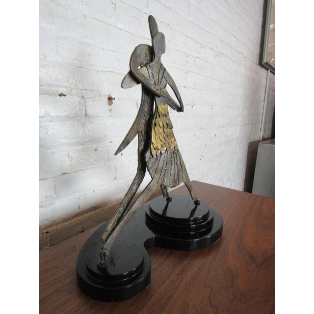 Mid 20th Century Dancing Figures Sculpture For Sale - Image 5 of 5