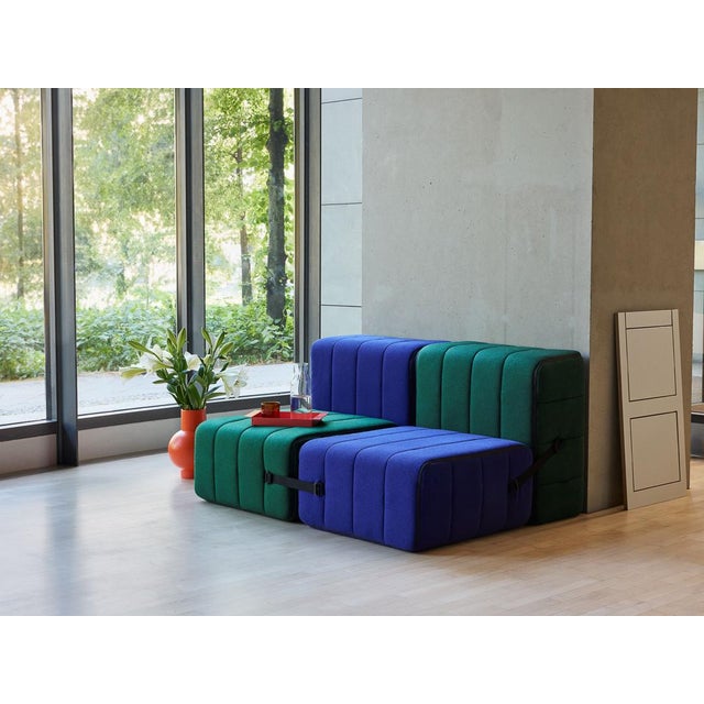 Flexible Two-Seater Sofa with Armrests by Ambivalenz, Set of 7 For Sale - Image 4 of 5