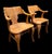 Pair of English Arts & Crafts Solid Quarter-Sawn Oak Armchairs, Early 20th Century For Sale - Image 4 of 9