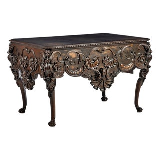 Antique Portuguese Center Table, 1800s For Sale