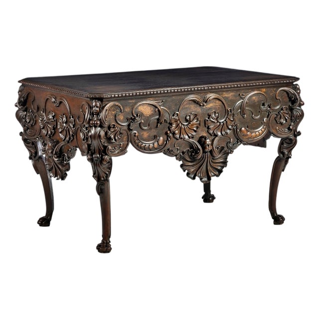 Antique Portuguese Center Table, 1800s For Sale