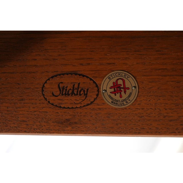 Stickley Mission Oak Morris Chair W. Ottoman For Sale - Image 16 of 18