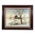 1990s H. Hargrove Signed Limited Edition Winter Farm on Canvas, Mallard Ducks & Covered Bridge For Sale