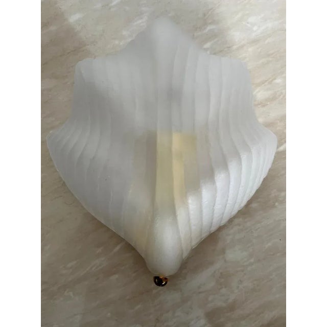 Mid-Century Glass Wall Lamps by Zelezny Brod, 1980s, Set of 2 For Sale - Image 9 of 9