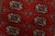 Textile Bokhara Rug 3’1” X 5’6” Red Wool Tribal Hand-Knotted Oriental Carpet For Sale - Image 7 of 11