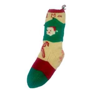 Vintage Handmade Keepsake Christmas Stocking