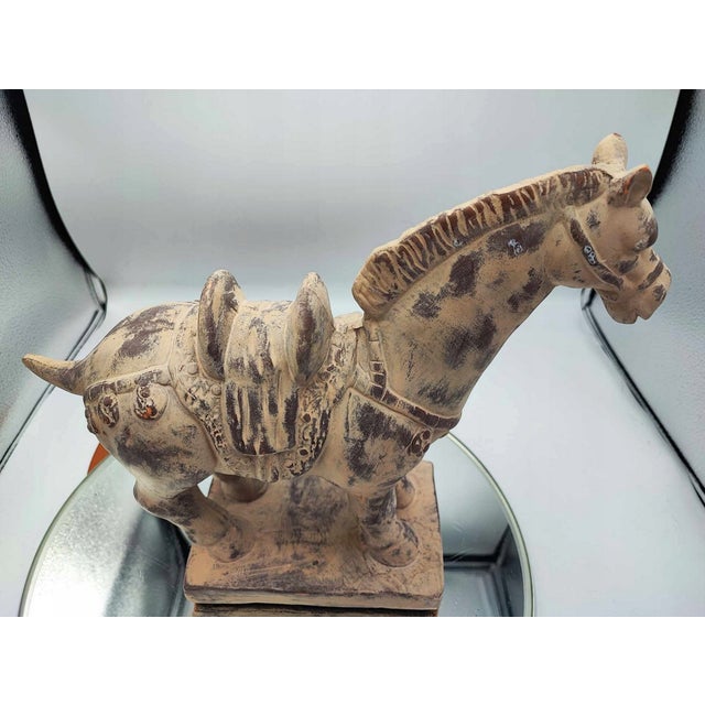 Terracotta Horse Figurine, 1960s-1970s For Sale - Image 6 of 8