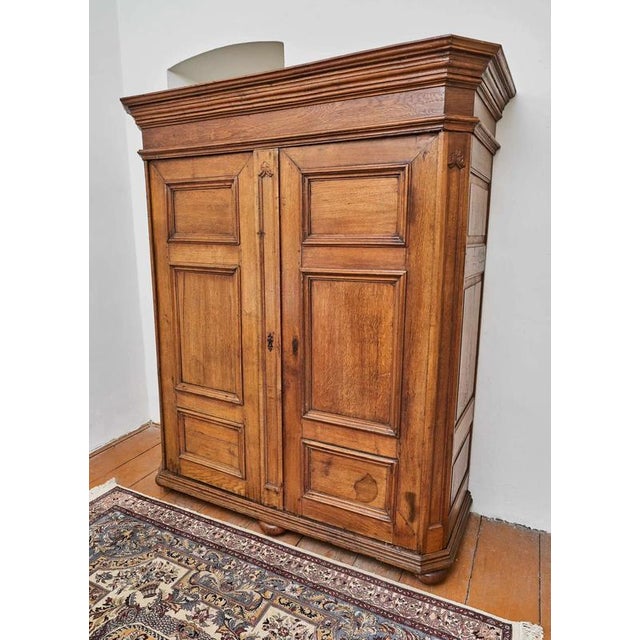 Antique Oak Wardrobe, 19th Century For Sale - Image 9 of 9