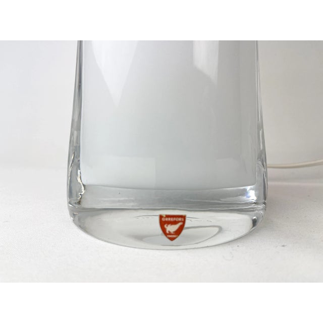 Mid-Century Model 1566 Table Lamps by Carl Fagerlund for Orrefors, Set of 2 For Sale - Image 9 of 12