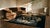 Black 1890s Black Floral Medallion Antique Chinese Peking Rug 3'6" X 3'6" Hand Knotted Wool Carpet For Sale - Image 8 of 9