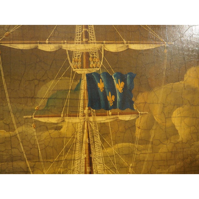 1970s Pair of 17th Century Style French Navy Lithographs, the St. Philippe, C. 1970s For Sale - Image 5 of 18