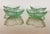 Contemporary Vintage Green Leaf Shaped Bowl Set For Sale - Image 3 of 4
