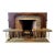 Jamb Uk Brass & Leather Fireplace Club Fender For Sale