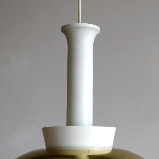 Metal Alvar Aalto A335b Pendant, Valaisinpaja Oy, 1952 For Sale - Image 7 of 10