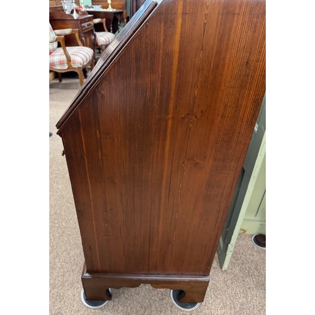 MId 18th Century English Georgian Slant Front Desk For Sale - Image 9 of 12