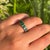 Art Deco VRJewels 2.2ct Emerald & Diamond Half Band Ring in 18k Yellow Gold Size 9 For Sale - Image 3 of 18