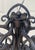 Large Black Wrought Iron Chandelier With 12 Lights For Sale In Phoenix - Image 6 of 9