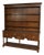 1950s 6 Ft Baker Colonial Style Cupboard Shelves Welsh Dresser For Sale