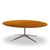 Florence Knoll Mid Century Oval Top Rosewood and Chrome Dining Table For Sale In Chicago - Image 6 of 6