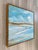 Yearning by Leigh Ann Van Fossan | Acrylic on Canvas Abstract landscape with blue sky and water. For Sale - Image 4 of 5
